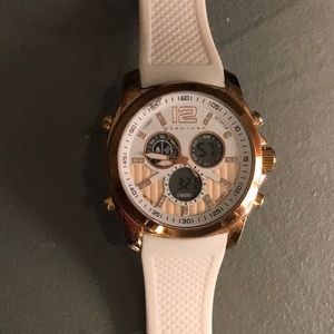 Sean John watch - White rubber band
